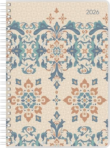 Ladytimer Ringbuch Oriental 2026 - Taschen-Kalender A5 (15x21 cm) - Schüler-Kalender - Weekly - Ringbindung - 128 Seiten - Alpha Edition