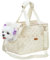 Hundetragetasche bis 5kg – Hundetasche für kleine Hunde Katze, Tragetasche Hund, faltbar, atmungsaktiv, mit Sicherheitsgurt, Taschen, Transporttasche, ideal für Outdoor, Reisen, Auto (41x30x18cm)