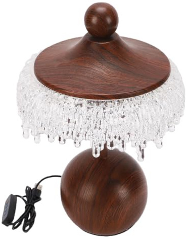 banapoy Vintagestil Tassellampa, Vattendroppe Nattduksbordslampa, Jämn