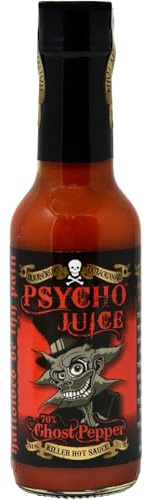 Psycho Juice Hot Sauce 148ml (148ml, Ghost Pepper)