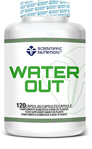 Scientiffic Nutrition - Water Out, Diurético Natural que Actúa Contra la Retención de Líquidos, Formulado a Base de Extractos de Plantas - 120 Cápsulas.