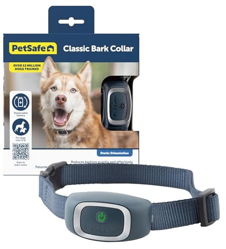 PetSafe Bark Collar - Helps Discourage Nuisance Barking - Gentle Static Correction - Progressive Correction - Waterproof Dog Collar - Adjustable Fit - Battery Operated