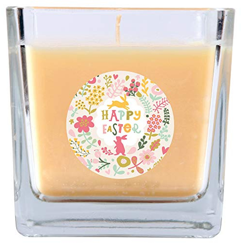 Candela profumata in vetro, crema pasquale, 190 g (50 h)