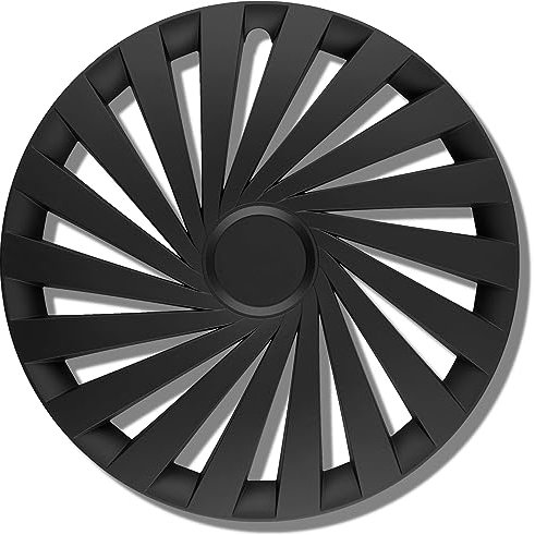 Radkappen 16 Zoll schwarz Imperium Radzierblenden 4er Set - Radblenden für die meisten Automarken und Stahlfelgen - Zierkappen