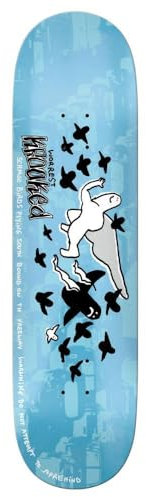 Krooked Skateboard Deck Worrest Sth Bound Blue/White 21.0 cm