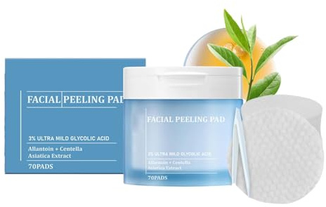 Pore Pads, Skin Wipes, Deep Cleansing Peel, Glow-Boosting Oil Control, Spot Brightening Formula, 70 Count, for Indoor Outdoor Travel, Girls, Women Skin Care and More