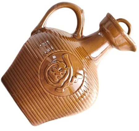ABOOFAN Brocca per Vino in Ceramica Portatile da 500 Ml, Contenitore Resistente alle Alte Temperature per Ristoranti e Casa, Accessorio per Vino Manico e Superficie Liscia Antitaglio