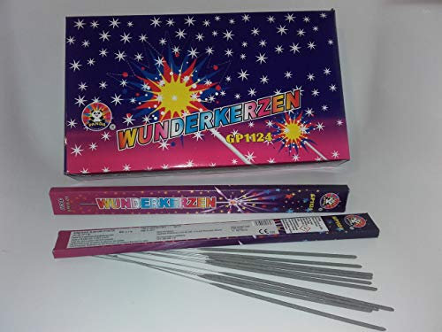 Weco Riesen Wunderkerzen 30 cm 10 Stück Brenndauer ca 60 sec.
