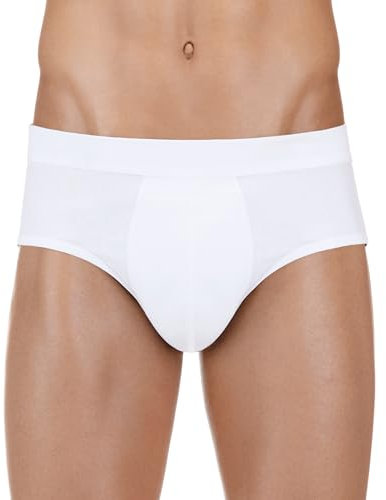 PROTECHDRY - Inkontinenz-Slips für Männer aus Baumwolle, waschbar und wiederverwendbar - Absorptionsbereich vorne (Weiß, XXL)