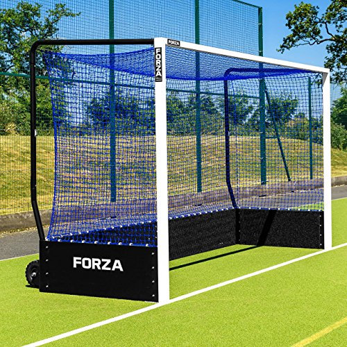 FORZA Ersatznetze für Hockeytore – Hockeytraining | Ausrüstung für Hockeyspiele und Training | Netze für Tore, PFOSTEN NICHT INBEGRIFFEN (Blau, Paar)