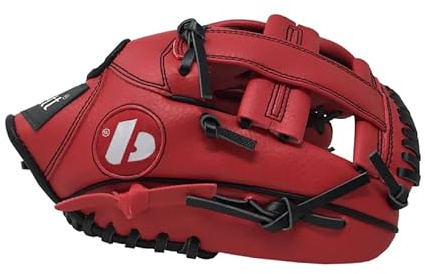 JL-110 Gant de Baseball, Outfield, polyuréthane, 11 (Red)