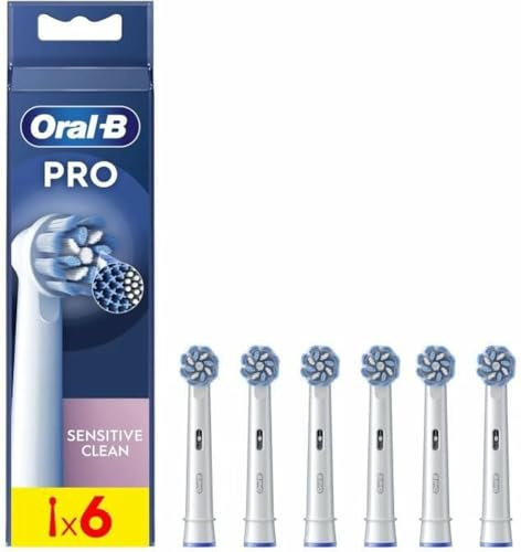 Oral-B Pro Sensitive Clean Aufsteckbürsten für elektrische Zahnbürste, 6 Stück