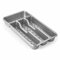 Genérico Range-couverts couleur argent, rangement pour tiroirs, cuisine, cuillères, fourchettes, couteaux avec 4 compartiments, 33 x 17 x 4 cm