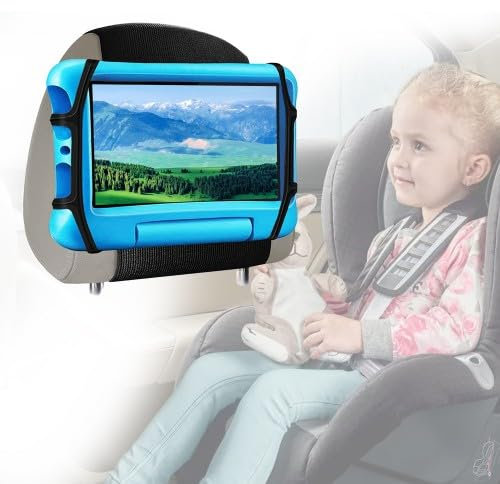 Amexo Tablet Halterung Auto Tablet Auto Kopfstützenhalterung Ipad Halterung Auto Kopfstütze Auto Rücksitz Kfz Halter für Ipad/Kindle Fire HD 7-11 Zoll Geräte