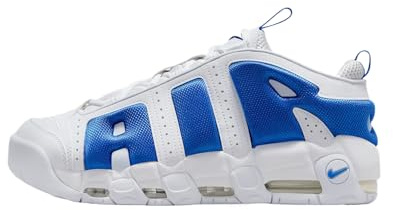 NIKE Air More Uptempo Low, Sneaker Hombre, White Hyper Royal Psychic Blue, 42 EU