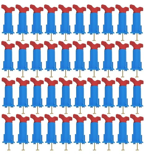 Distanziatori livellanti per piastrelle da pavimento, strumenti composti di livellamento per piastrelle, spessori riutilizzabili per livellamento del pavimento, kit di livellamento delle