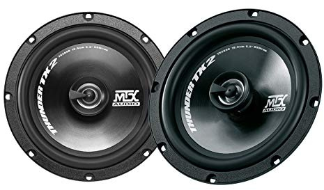 MTX Thunder TX2 265C Ensemble d'enceintes coaxiales, 2 Voies 6,5 , 260 W, sensibilité 92'5dB, Suspension en Caoutchouc, Noir