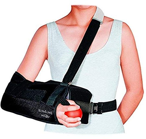 DonJoy 11-0449-4-06000 Ultra Sling II Shoulder Immobilizer, Black, Large