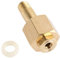 CGA-320 Regulator Nut Nippel mit Unterlegscheibe Kohlendioxid-Regler Einlassflasche Armaturen Reparaturteil