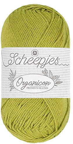 Scheepjes - Scheepjes 228 Olive Organicon Garn - 1x50g