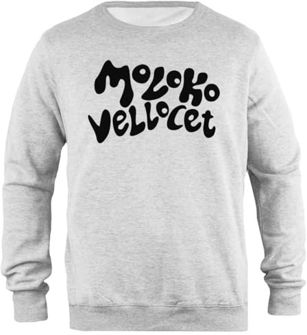 Udaytee Milk Vellocet Graues Unisex-Sweatshirt Mit Schlichter Passform