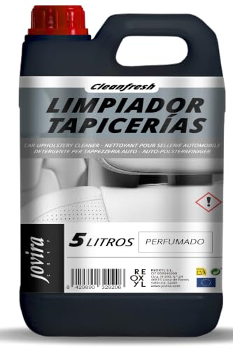 LIMPIADOR PARA TAPICERÍAS 5L | Limpieza Profesional para Tapicería de Coche, Tela y Alcántara | Elimina Manchas, Grasa .y Suciedad Profunda | Interior de Vehículos y Detailing Automotriz