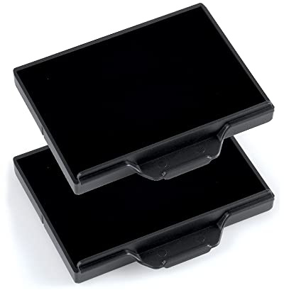 Trodat Ersatzkissen 6/58 für Professional 5208, 5480, 5274, 5474, 55418, 55512 und 5485 – Farbe Schwarz, 2er-Pack
