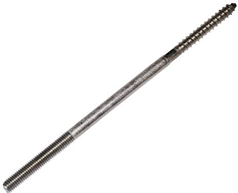 5 Stück Stockschrauben Edelstahl-rostfrei M10 x 160 mm
