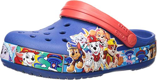 Crocs Unisex Kinder CrocsFL Paw Patrol Band Clg K Clog, Blue Jean, 19/20 EU