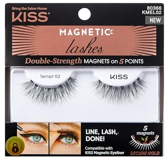 KISS Ciglia Magnetica per Eyeliner, 02 T
