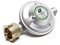 Wiltec Druckminderer auf 50mbar, reguliert 1,5kg/h, für Gaszylinder mit 21,8x1,14L Gasdruckregler Druckregler Gasregler Gasdruckminderer