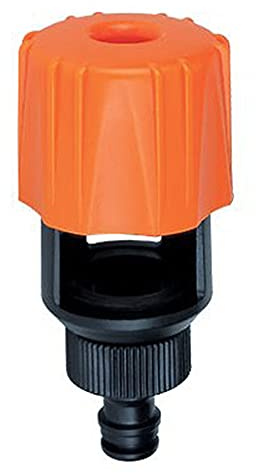TopHomer Universell krankoppling, blandarkran slanganslutning justerbar vattenkran adapter passande kontakter mixer kök badkran adapter inomhus utomhus orange 1 st