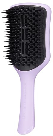 Tangle Teezer Easy Dry & Go Large Vented Hairbrush for Fine to Medium Long Wet Hair - Adds Volume, Smoothness & Shine - Blow Dry Hair Brush Cuts Down Time & Damage - Lilac Cloud