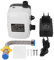 Ayayu Pompe de Surpression d'eau, DC 24V 180W Mini Pompe Solaire Automatique à Haute Levée avec Débit de 35L/Min Pompe à Eau à Faible Bruit pour Robinet Salle de Bain Douche Jardin