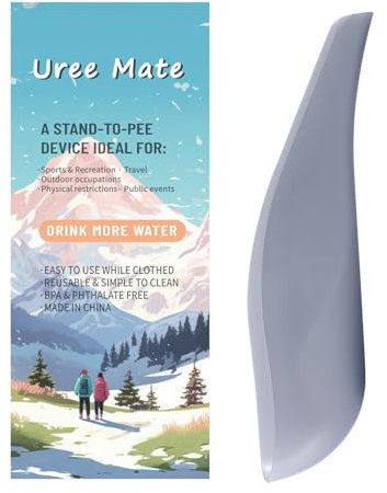 Lily Brown Stehende Urinale für Frauen Wiederverwendbare Outdoor Weibliche Uriniergerät Frauen Stehend Urinal Trichter für Reisen Camping Weibliches Urinal für Wandern