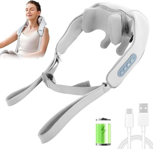 MASSAGGIATORE CERVICALE PROFESSIONALE RISCALDATO PER COLLO SPALLE TESTA SCHIENA