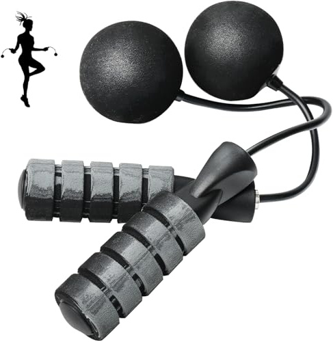 Ropeless Jump Rope for Fitness with Indoor, Cordless Jumping Rope Weighted