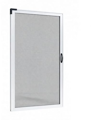 Zanzariera Porta Finestra A rullo Scorrevole in Alluminio Riducibile | 178 x250 Bianco| Montaggio Facile