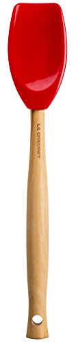 Le Creuset Craft Spatula Spoon, 29 cm, Silicone, Cerise, 93010603060000