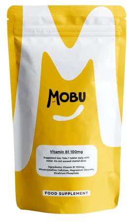 Vitamin B1 Thiamine 100mg 120 Tablets | Healthy Heart, Immune & Psychological Function | Thiamine Hydrochloride High Strength | Vegan | MOBU UK