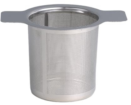 Filtre À Thé Filtre À Thé Trou Fin Acier Inoxydable Infuseur À Thé Passoire Infuseur Thé En 304 Acier Inoxydable Passe-Thés À Manche Avec Deux Languettes Et Couvercle Universel Pour Théière Filtre