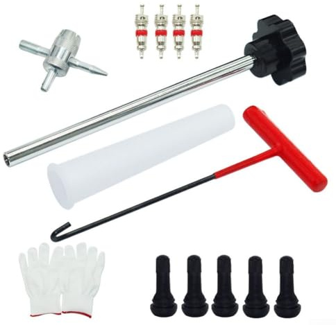 Kit d'outils de valve de pneu 13 pièces avec fonctionnalités conviviales pour un entretien simplifié des pneus