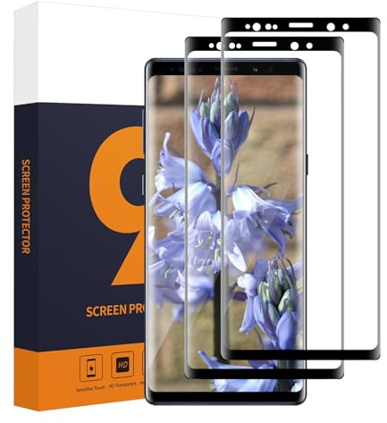 Carantee 2 Stück Schutzfolie für Panzerglas für Samsung Galaxy Note 9, 3D Bruchsicherheit Samsung Note 9 Kratzfest Displayschutzfolie, Anti-Bläschen Anti-Kratzen Note 9 Folie