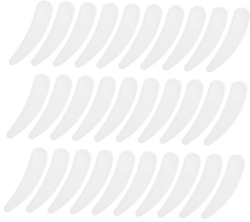 TOYANDONA Cuillères à Crème Visage Applicateurs Pratiques en Pp Blanc 100 et Application Uniforme pour Soins Visage, pour Voyage