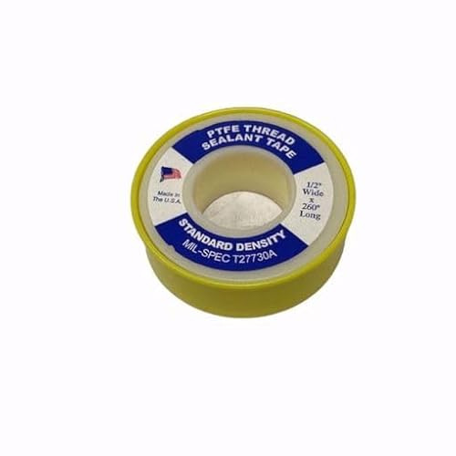Replacement Gas Seal Teflon Tape TT-324 Fits 1/2 Inch Threaded Pipes Compatible with Propane and Natural Gas Lines