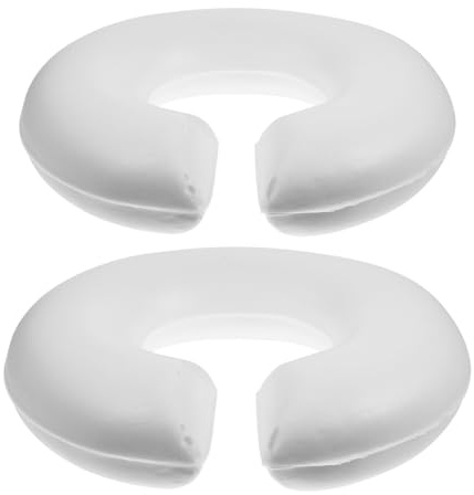 NIYANGLE Cuscino Poggiatesta in Memory Foam 2 Pezzi per Lettino da Massaggio Supporto Ergonomico a U, Cuscino Terapeutico per Viso e Torace per Spa e Saloni di Bellezza