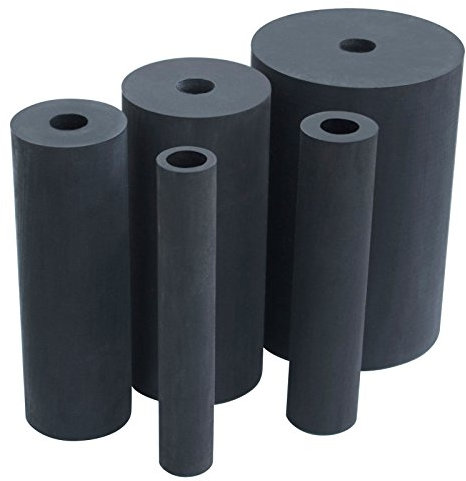 POWERTEC OS1000004 Lot de 5 tambours en caoutchouc pour perceuse oscillante ou perceuse à colonne,1,9 cm, 2,5 cm, 3,8 cm, 5,1 cm, 7,6 cm