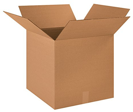 Box USA Shipping Boxes Medium 18L x 18W x 18H 20-Pack - Corrugated Cardboard Box for Moving, Mailing, Packing, Packaging and Storage