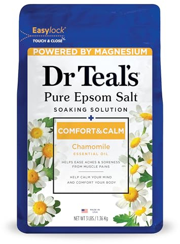 Dr Teal's Epsom Salt Soaking Solution, Chamomile, 48 Oz