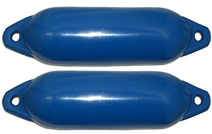 Majoni 2er-Set Bootsfender Star Fender, Verschiedene Größen und Farben (Blau, 70cm)